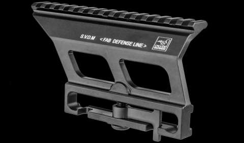 SVDM Планка Picatinny FAB для СВД, алюміній, чорна