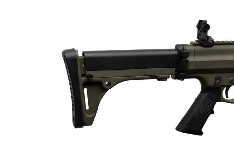 Карабін нарізний Robinson XCR-L 223REM 18,6" Gas Piston 1:7 Heavy M-Lok Green