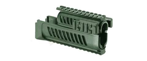Цівка тактична FAB для AK 47/74, 4 планки, зелена