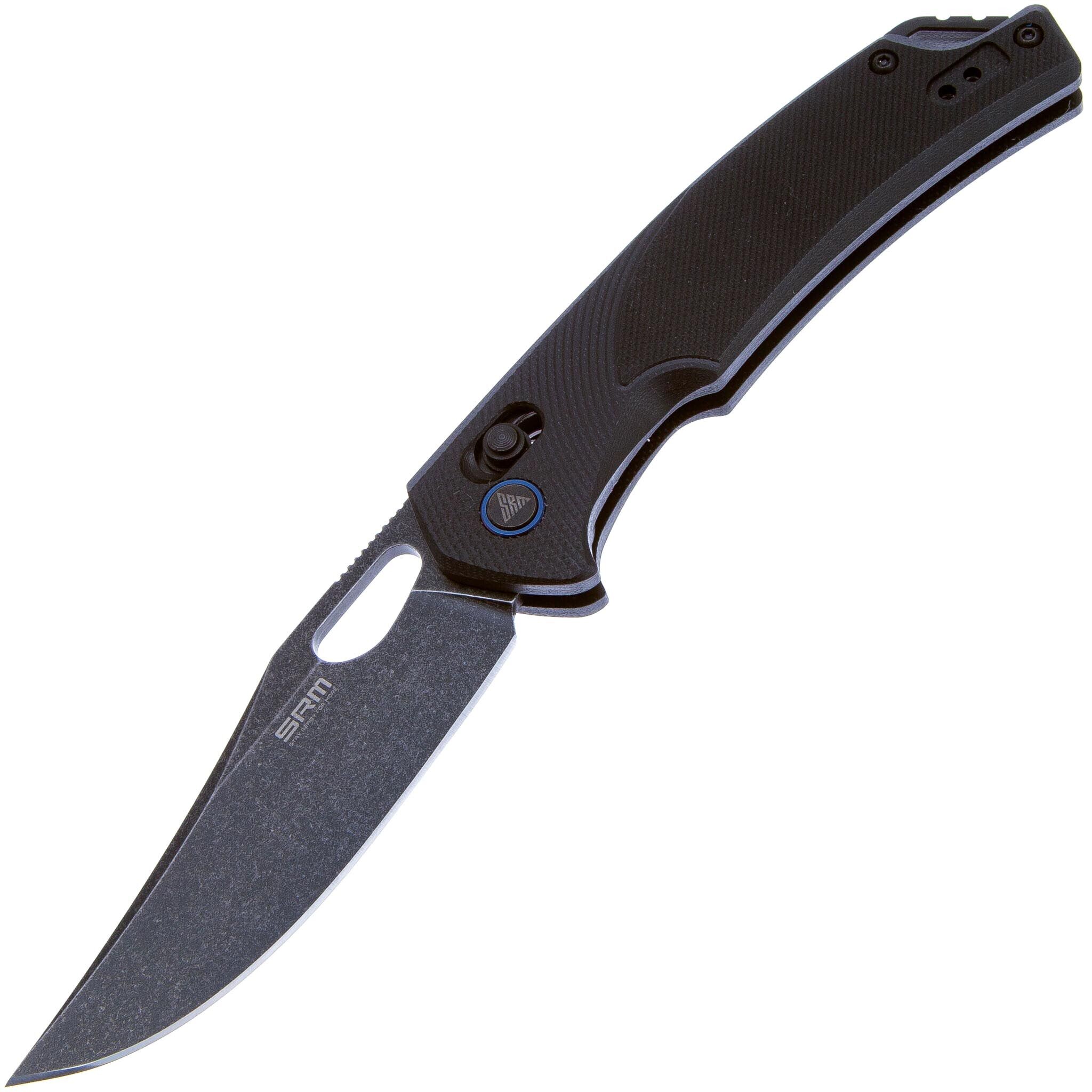 Нож SRM Retreiver 9201-GB, D2, G10, черный