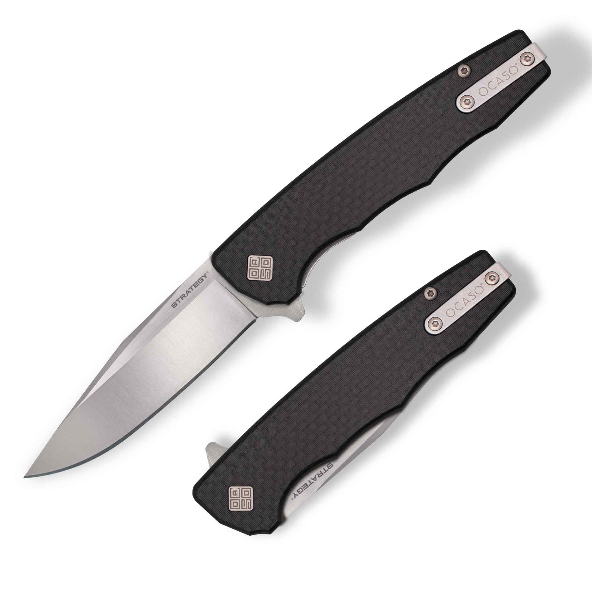 Нож Ocaso "Strategy", Carbon Fiber + G-10, Satin