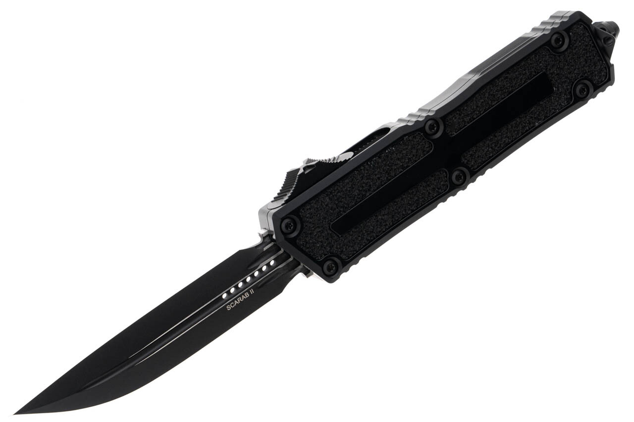 Нож Microtech Scarab II Gen III D/E-S, tactical, черный