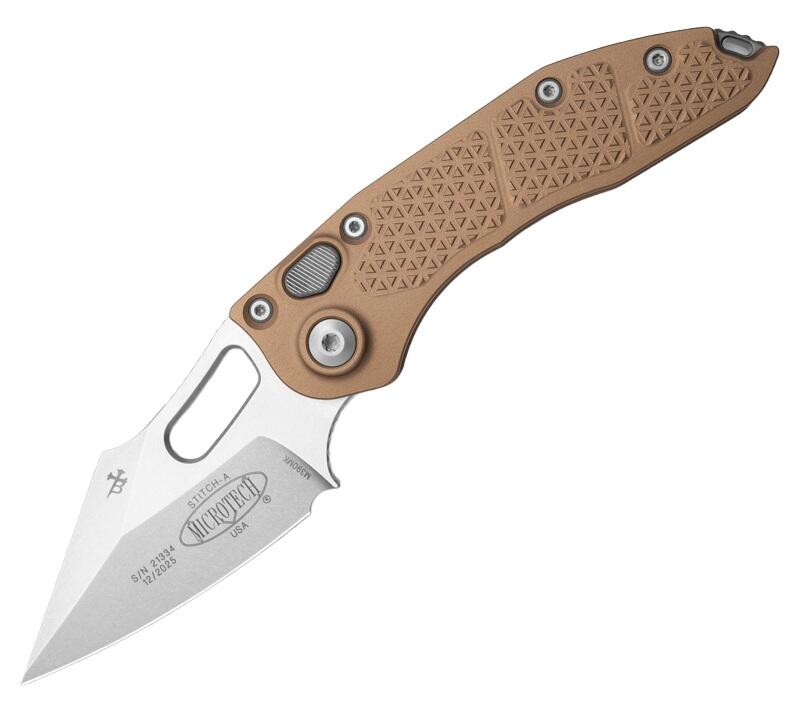 Нож Microtech Stitch Auto Standard Brown