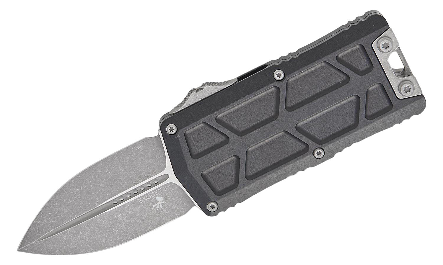 Нож Microtech Exocet II OTF D/E Apoc Standard Black