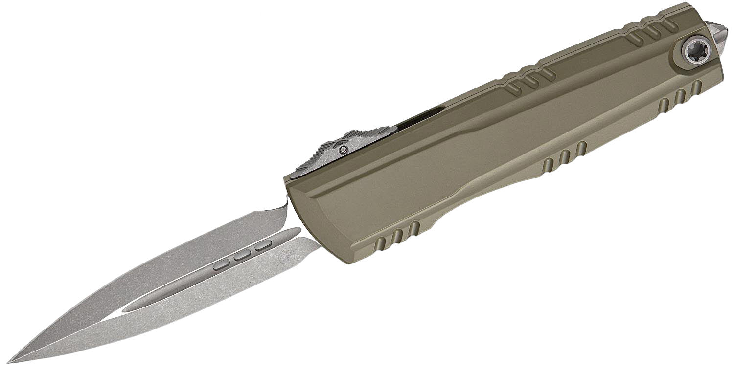 Нож Microtech Luminary ZBP OTF, Signature series, Moss Green, Tritium Button