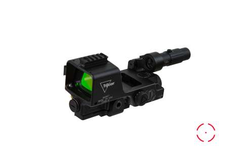 Приціл коліматорний TRIJICON MGRS Red Segmented Circle 3 MOA зі збільшувачем 3х