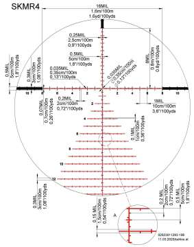Приціл оптичний KAHLES K 525i CCW 5-25x56 / SKMR4-left