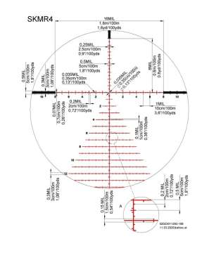 Приціл оптичний KAHLES K 525i CCW 5-25x56 / SKMR4-right