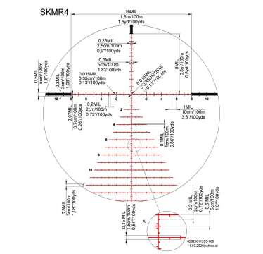 Приціл оптичний KAHLES K 525i DLR CCW 5-25x56 / Skmr4-right