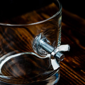 Склянка для віскі з болтом та баранцем