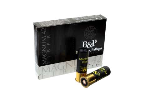 Набої мисливські B&P MAGNUM FIBER (б / к, фетровий пиж) 12/20/76 №5  42г