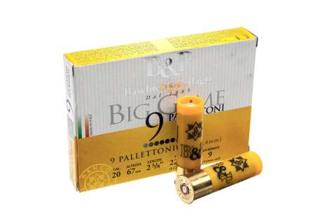 Картеч B&P BIG GAME PALLETTONI к.20/16/67  №9/0, 9P