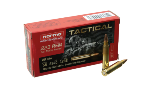 Патрон нарізний Norma Tactical 223 Rem 55gr FMJ