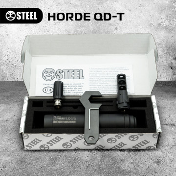 Швидкоз'ємний титановий саундмодератор HORDE QD-Т
