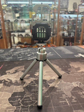 Багатофункціональний Акумуляторний LED Ліхтарик W5138 Type-C Червоне Світло Зі Штативом