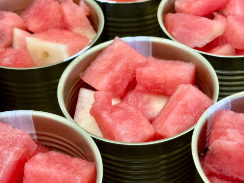 Консервований Маринований Кавун - Консерва Смачне Доповнення До Вашого Столу Без етикетки