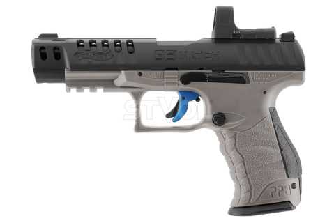 Пневматичний пістолет Umarex Walther Q5 Match Combo 5" SET Blowback кал.4,5 мм