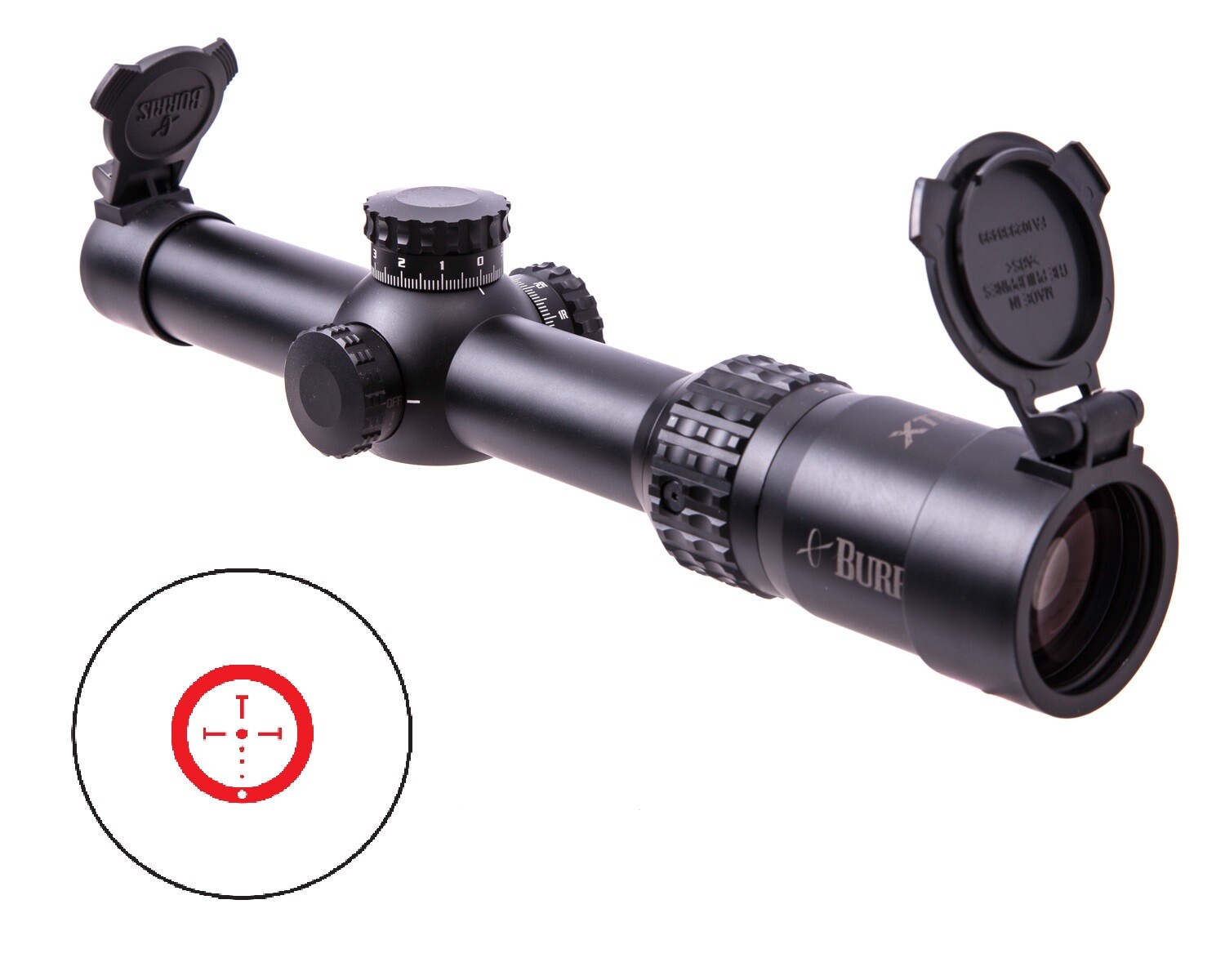 Прицел оптический Burris XTRII 1-5x24 mm ILL Ballistic CQ Mil