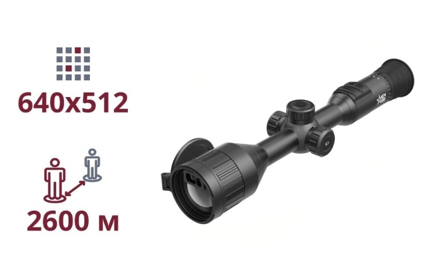 Тепловизионный прицел AGM ADDER V2 LRF TS50-640