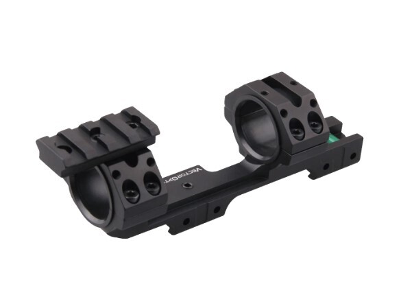 Моноблок Vector Optics 30 мм с уровнем на ластохвост и планкой Пикатинни сверху