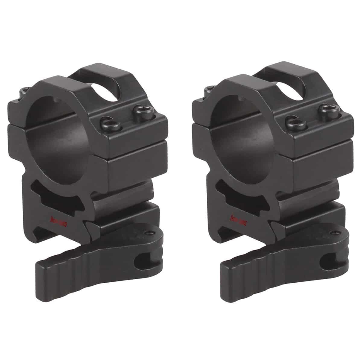 Кольца Vector Optics 25,4 мм быстросъёмные средние на Вивер/Пикатинни