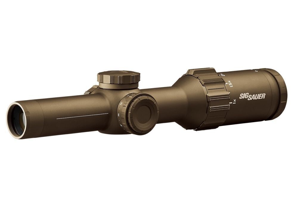 Прицел оптический SIG Optics TANGO6T 1-6X24MM, 30MM, FFP, 556-762 HORSESHOE ILLUM, 0.2 MRAD, FDE