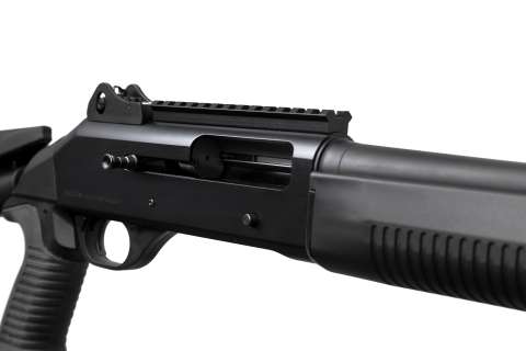 Рушниця гладкоствольна TAC-12 Black 12 кал. 18,5" Telescopic Stock з чохлом.