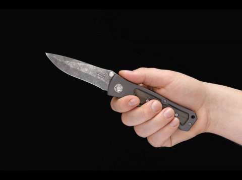 Ніж Boker "Leopard Damast II"