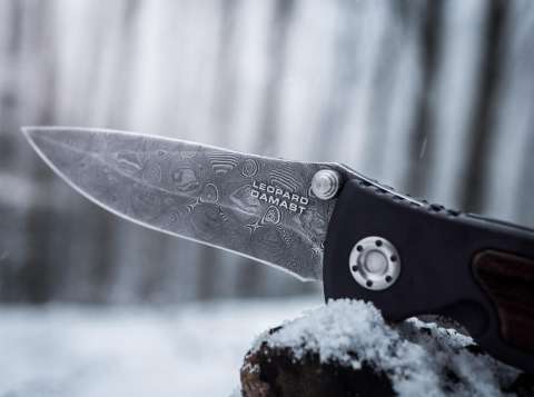 Ніж Boker "Leopard Damast II"