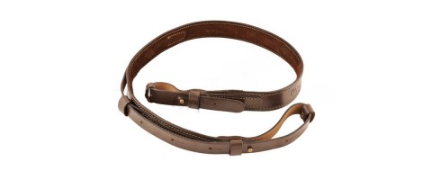 Ремінь шкіряний вузький без петлі