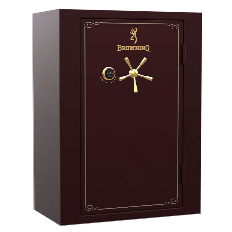 Сейф BROWNING "Medallion" 153x112x66 багровый двухцветный, золотые ручки,эл замок