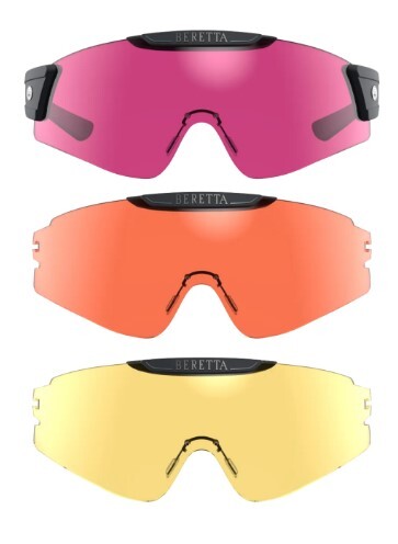 Очки "Beretta"  InterMask (3 шт) Yellow & Magenta & Orange