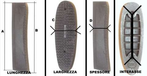 Затыльник Benelli 828U Long