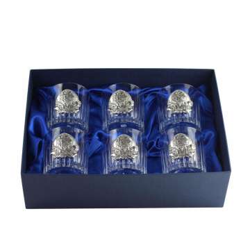 Сет кришталевих склянок Boss Crystal "БОКАЛИ ДИРЕКТОРСЬКІ"АЛЫ ДИРЕКТОРСКИЕ"