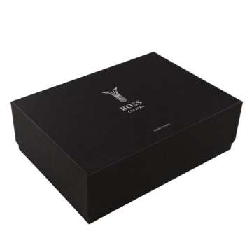 B6TRY1GG/L Набір келихів для віскі "Тризуб" Boss Crystal, 6 келихів, срібло, золото, кришталь