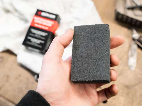 Фірмова очищувальна губка-ластик від іржі Boker