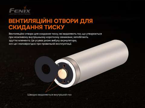 ARB-L21-5000V20 Акумулятор 21700 Fenix ARB-L21-5000 V2.0
