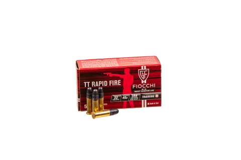 Патрон нарізний Fiocchi TT Rapid Fire 22LR, LRN 40GR (2,59 г), 280 м/с