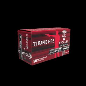 Патрон нарізний Fiocchi TT Rapid Fire 22LR, LRN 40GR (2,59 г), 280 м/с