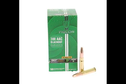 Патрон нарізний Fiocchi 300AAC Blackout Subsonic, 200 GR (12,96 г), RNCP