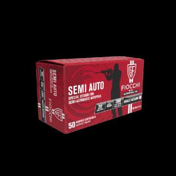 Патрон нарізний Fiocchi Semi Auto 22LR, LRN 40GR (2,59 г), 380 м/с