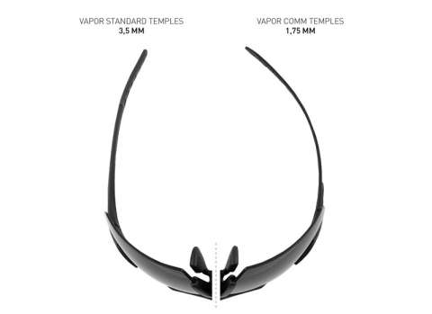 Окуляри захисні, Wiley X не корегувальні, з лінзами з пласмас 3552 VAPOR COMM 2.5 Grey/Clear/Rust