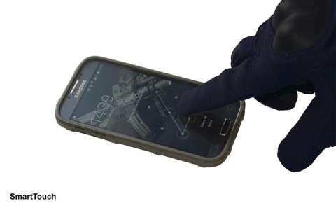 Перчатки Wiley X з натуральної або копозиційної шкіри G750SM APX SmartTouch Black Size S