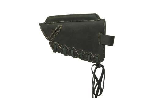 Щока на приклад шкіряна Artipel, зелена