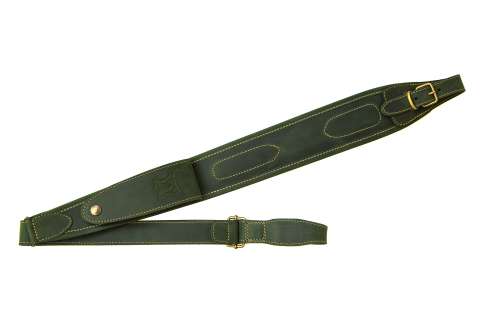 Ремінь для рушниці шкіряний нековзний з патронташем Artipel