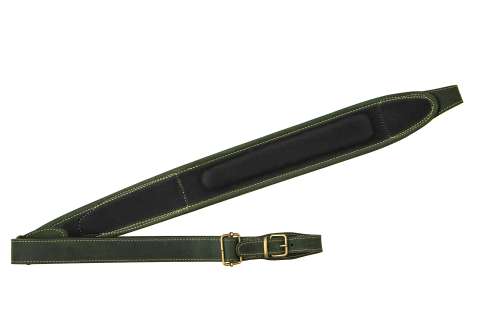 Ремінь для рушниці шкіряний нековзний з патронташем Artipel