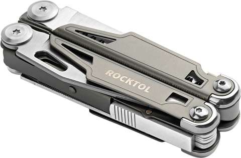 Мультитул Rocktol SK02 19-в-1 з титановим покриттям та нейлоновим чохлом в подарунковій коробці