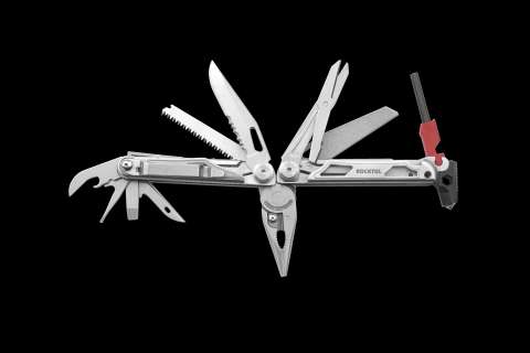 Мультитул Rocktol SK04 22-в-1 з нейлоновим чохлом, кресалом, свистком та бітами
