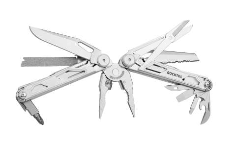 Мультитул Rocktol SK05 29-в-1 з нейлоновим чохлом, бітами та запасними аксесуарами
