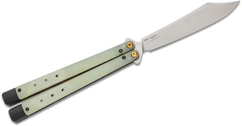 Ніж Benchmade "Necron", balisong, jade G10